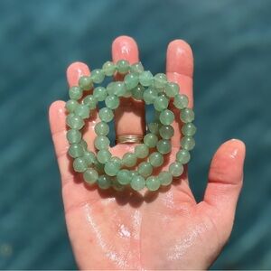 Aventurine Gemstone Crystal Beaded Bracelet